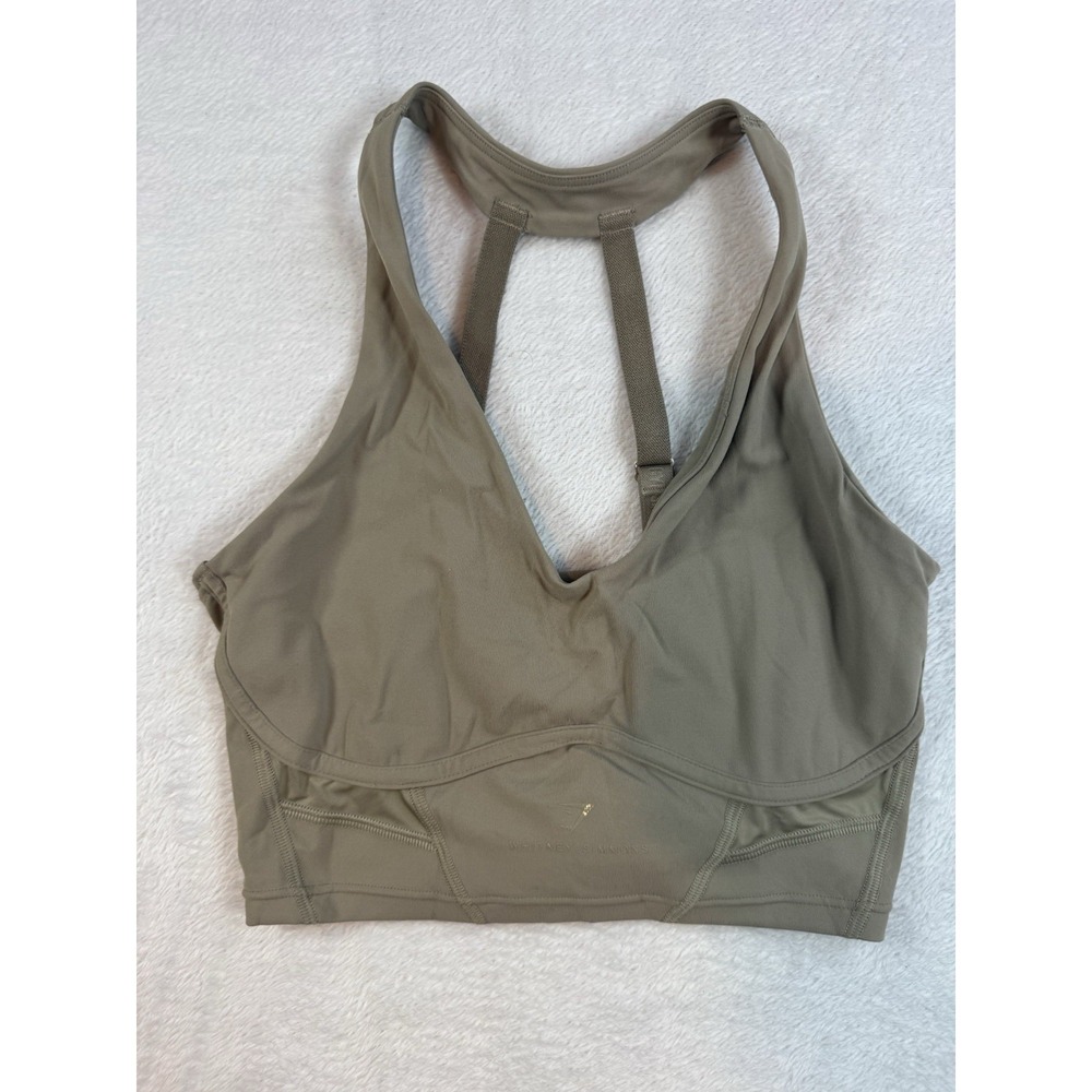 Gymshark Whitney Simmons Taupe/Tan Sports Bra Sz Small